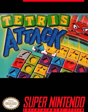 Tetris Attack cover art for Super Famicom