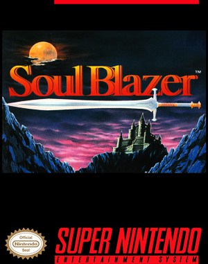 Soul Blazer cover art for Super Famicom