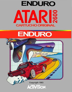 Enduro cover art for Atari 2600