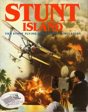 Stunt Island cover art for DOS