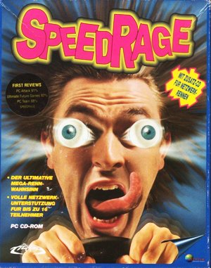 SpeedRage cover art for DOS