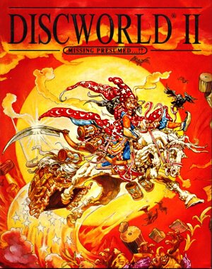 Discworld II: Mortality Bytes! cover art for DOS