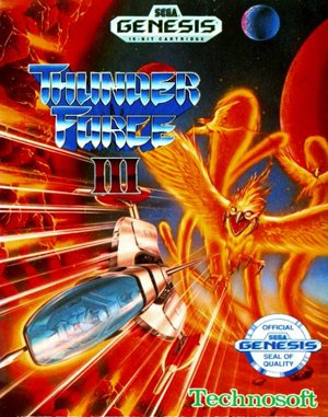 Thunder Force III cover art for Genesis
