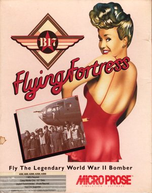 B-17 Flying Fortress cover art for DOS