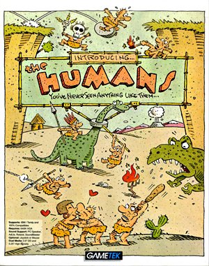 The Humans cover art for DOS