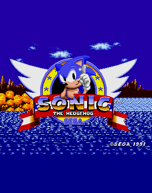 Sonic – Hyper X cover art for Genesis