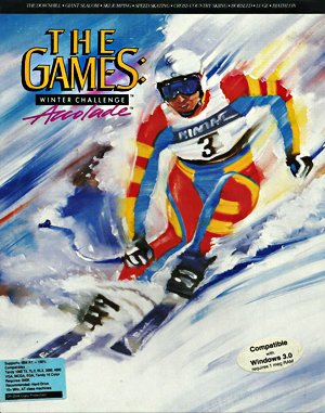 The Games: Winter Challenge cover art for DOS