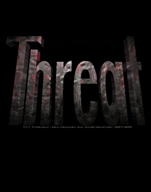 Threat cover art for DOS