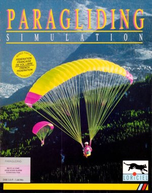 Paragliding cover art for DOS