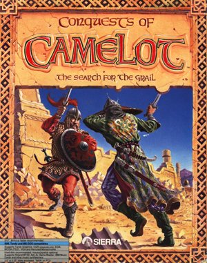 Conquests of Camelot: The Search for the Grail cover art for DOS