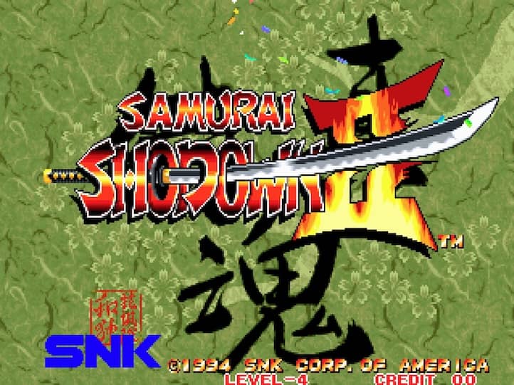 Samurai Shodown II cover art for Arcade
