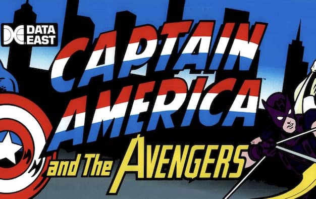 Captain America and The Avengers cover art for Arcade