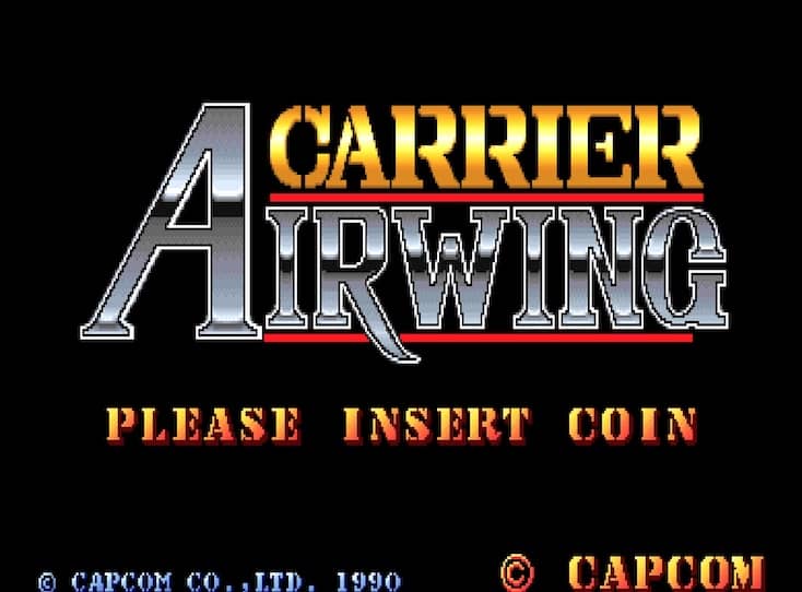 Carrier Air Wing cover art for Arcade