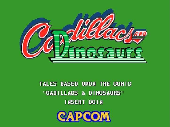 Cadillacs and Dinosaurs cover art for Arcade