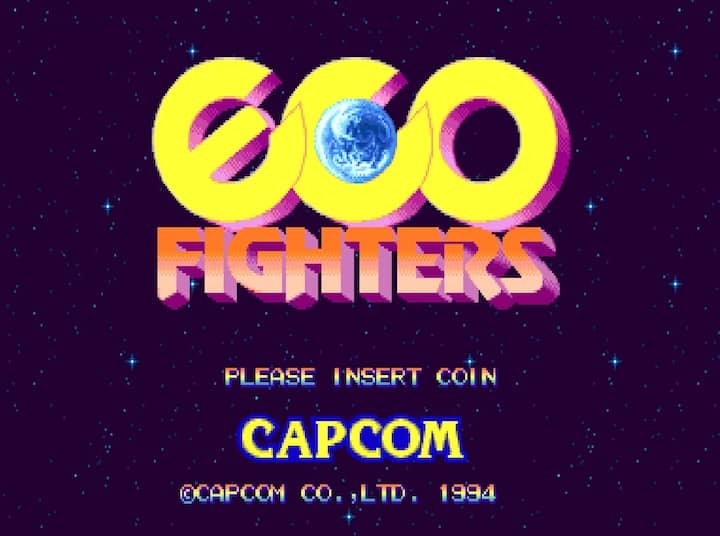 Eco Fighters cover art for Arcade