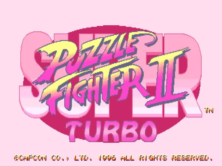 Super Puzzle Fighter II Turbo cover art for Arcade