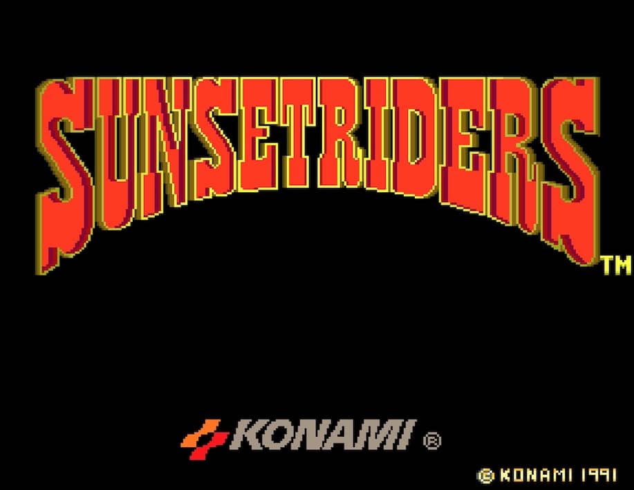 Sunset Riders cover art for Arcade