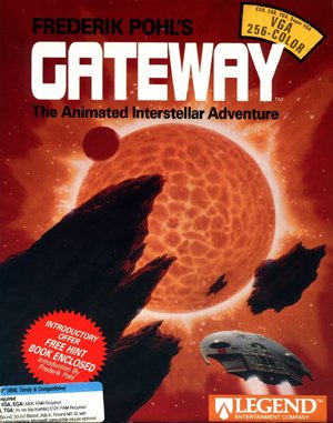 Frederik Pohls Gateway cover art for DOS