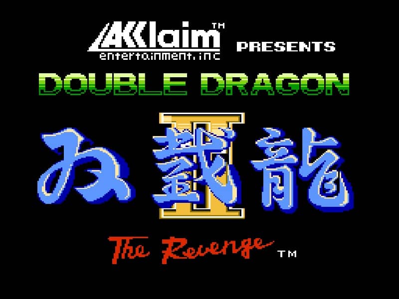 Double Dragon II cover art for Famicom