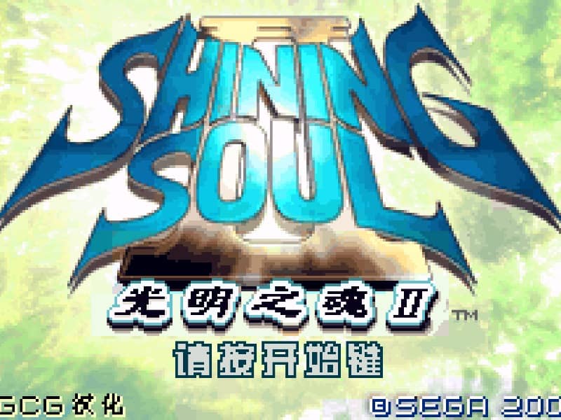 Shining Soul II cover art for Game Boy Advance