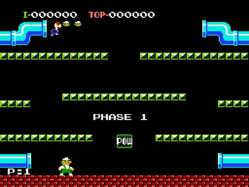 Luigi Bros cover art for Famicom