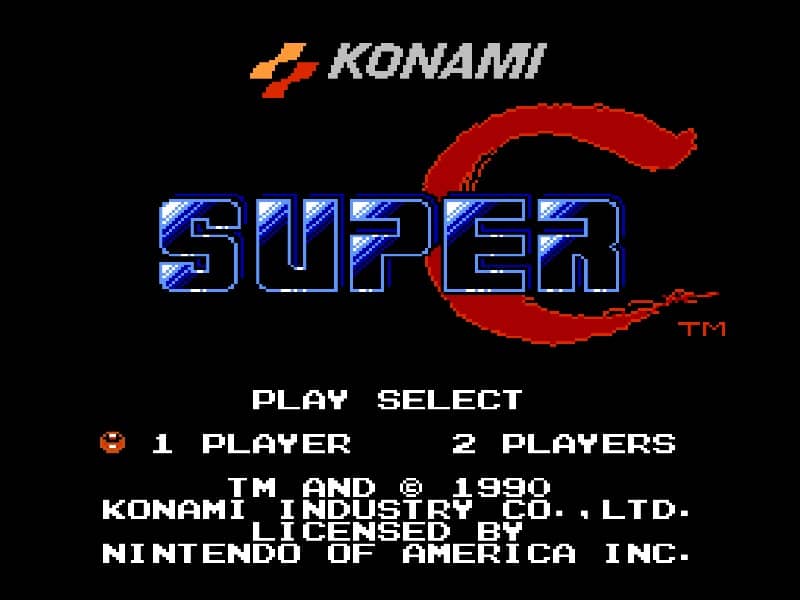 Super Contra cover art for Famicom