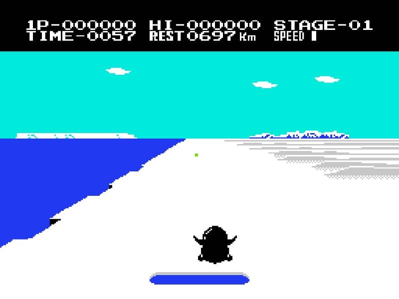 Antarctic Adventure cover art for Famicom