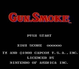 Gun.Smoke cover art for Famicom
