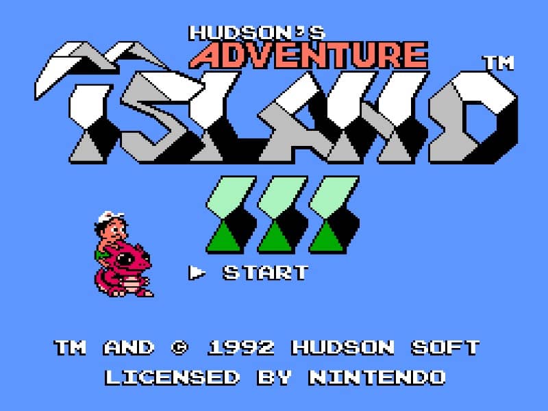 Hudson's Adventure III cover art for Famicom