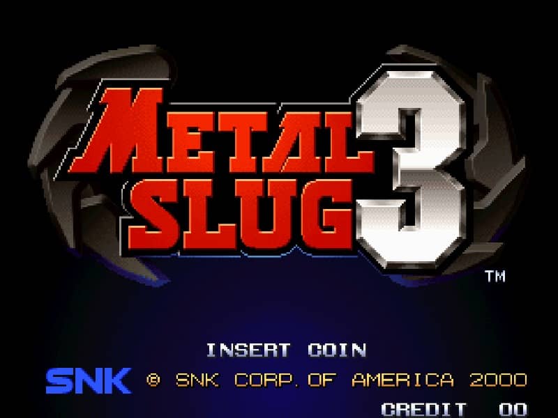 Metal Slug 3 cover art for Arcade