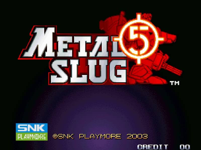 Metal Slug 5 cover art for Arcade