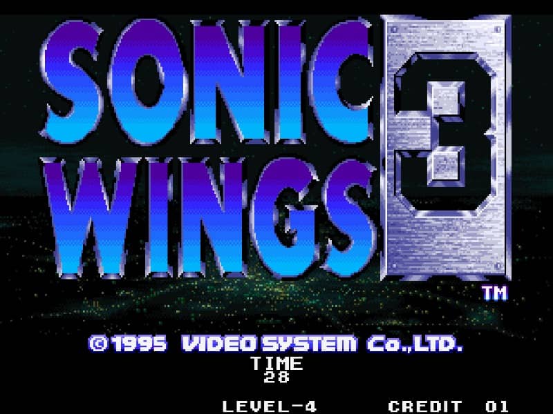 Sonic Wings 3 cover art for Arcade