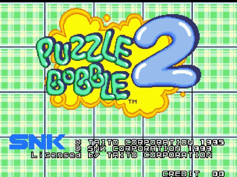 Puzzle Bubble 2 cover art for Arcade