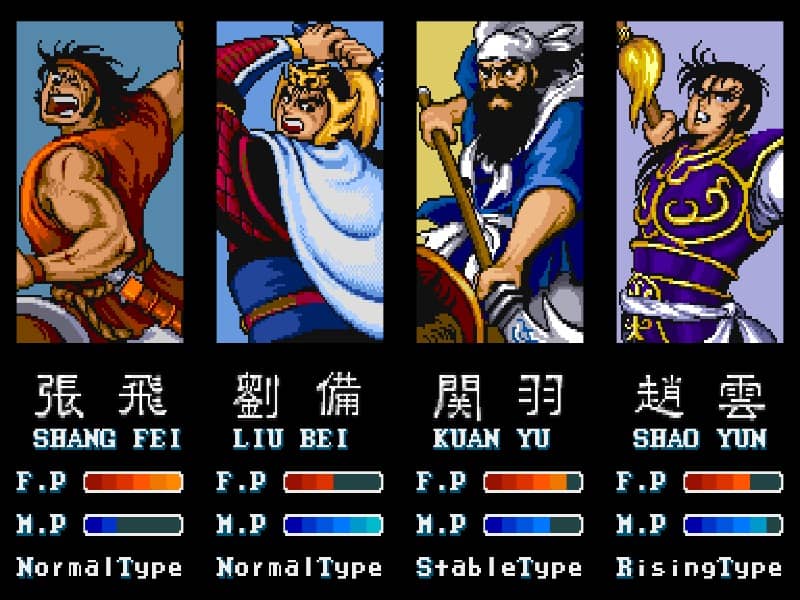 Dynasty Wars cover art for Arcade