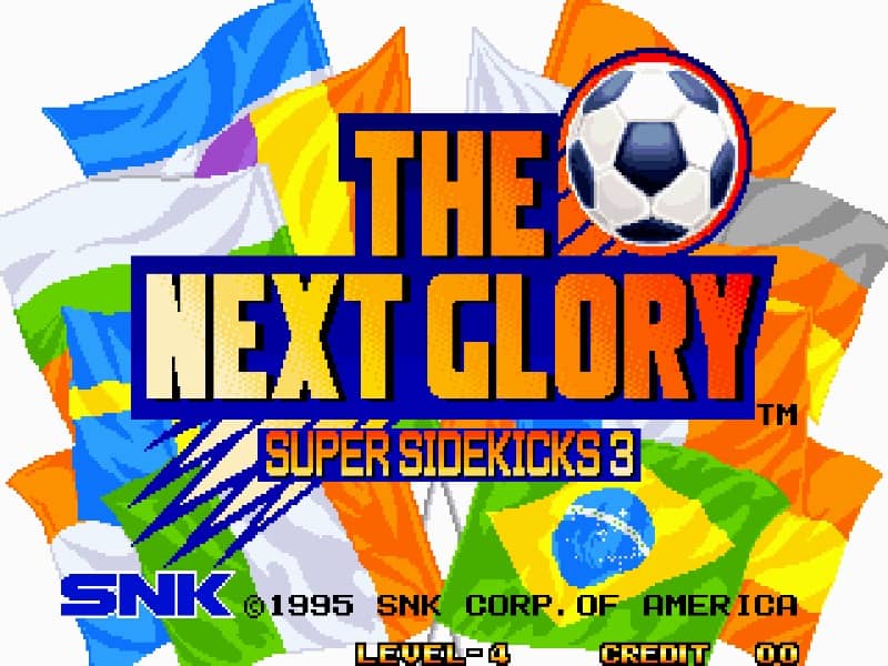 Super Side Kick 3: The Next Glory cover art for Arcade