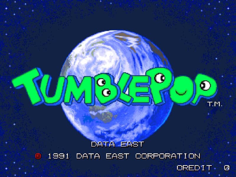 Tumble Pop cover art for Arcade