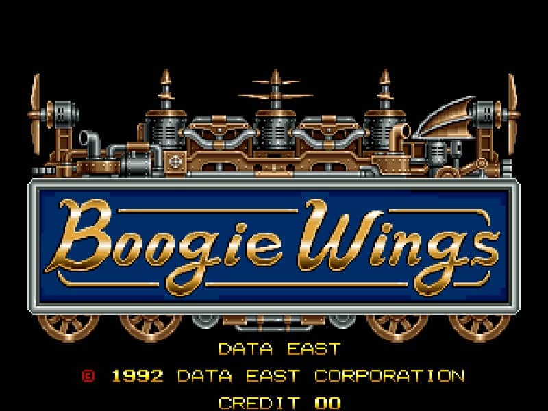 Boogie Wings cover art for Arcade
