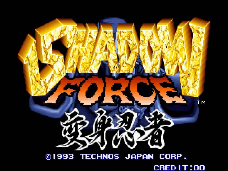 Shadow Force cover art for Arcade