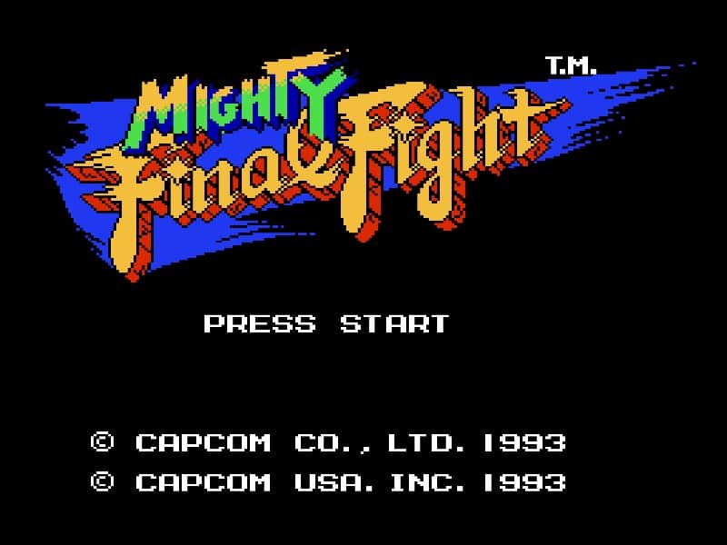 Mighty Final Fight cover art for Famicom