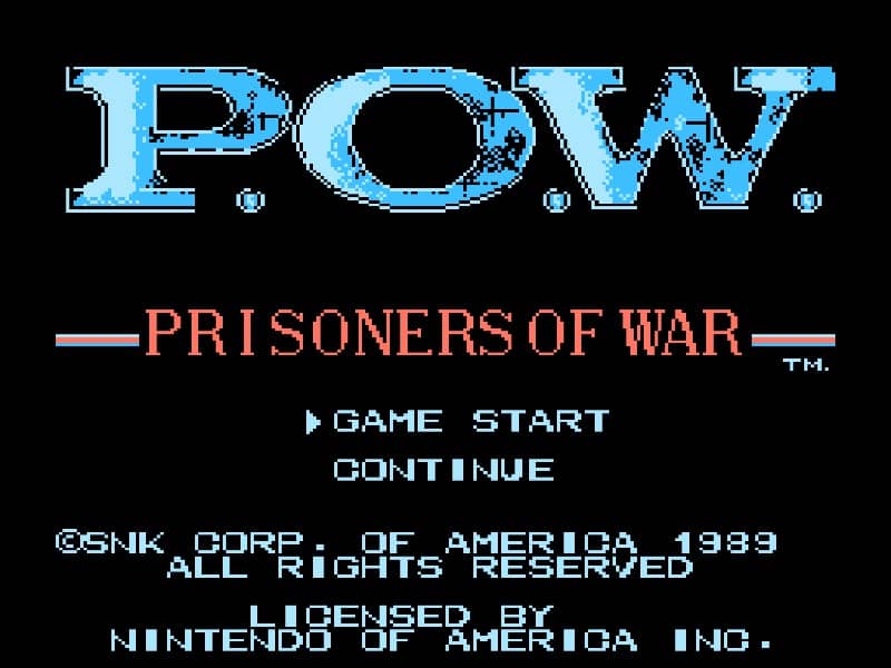 Prisoners of War cover art for Famicom