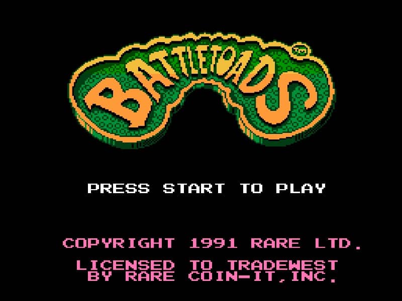 BattleToads cover art for Famicom