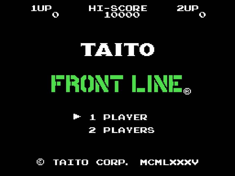 Front Line cover art for Famicom