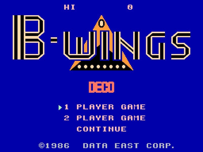 B Wings cover art for Famicom