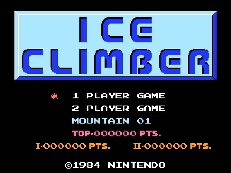 Ice Climber cover art for Famicom