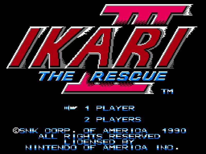 Ikari III - The Rescue cover art for Famicom