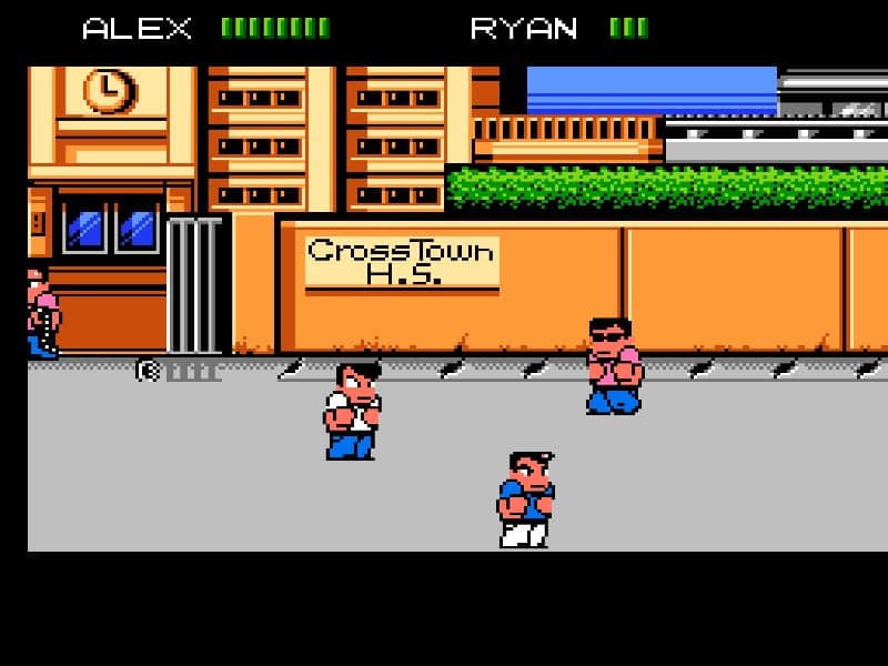 River City Ransom cover art for Famicom