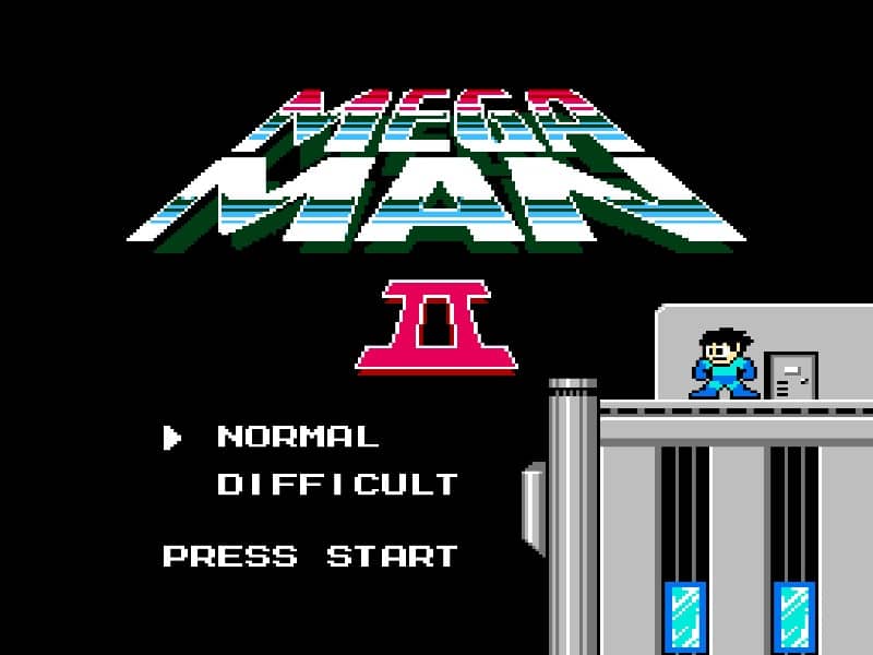 Mega Men 2 cover art for Famicom