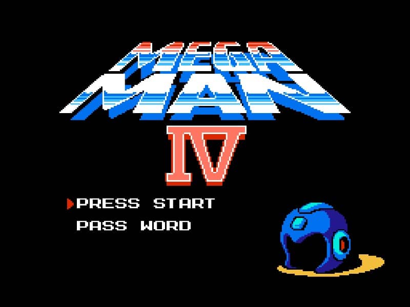 Mega Man 4 cover art for Famicom