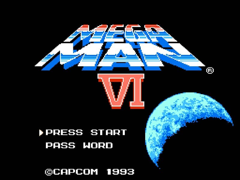 Mega Man 6 cover art for Famicom