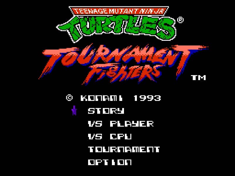 Teenage Mutant Ninja Turtles - Tournament Fighters cover art for Famicom
